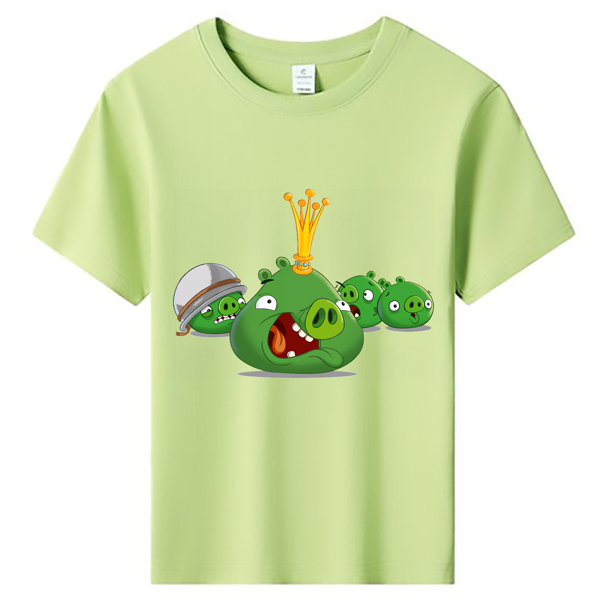 （画像用） Angry Birds アングリーバード 綿100％キッズTシャツ（フロントプリント）